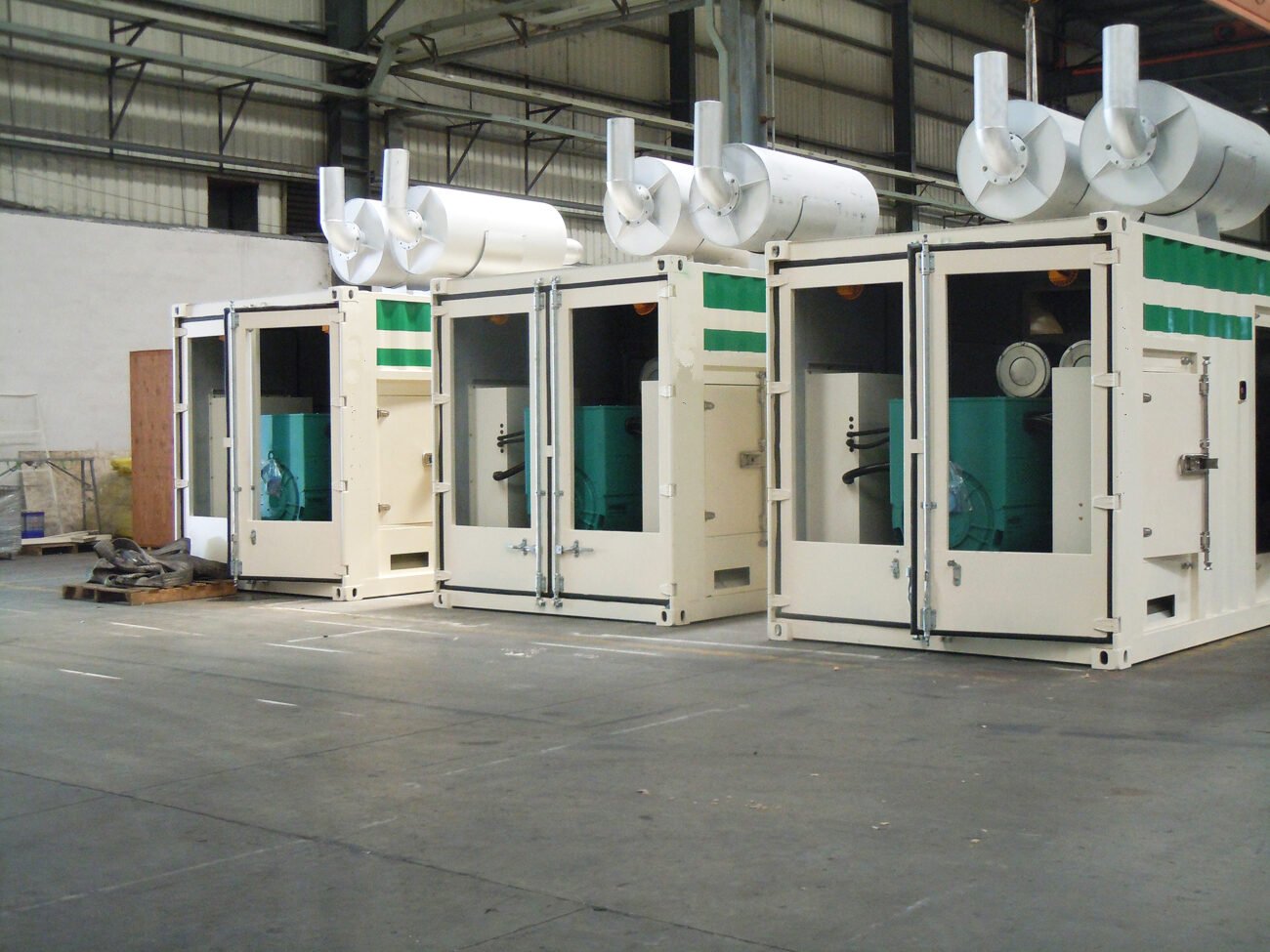 Tryco EPS 3Mw containerized diesel generator