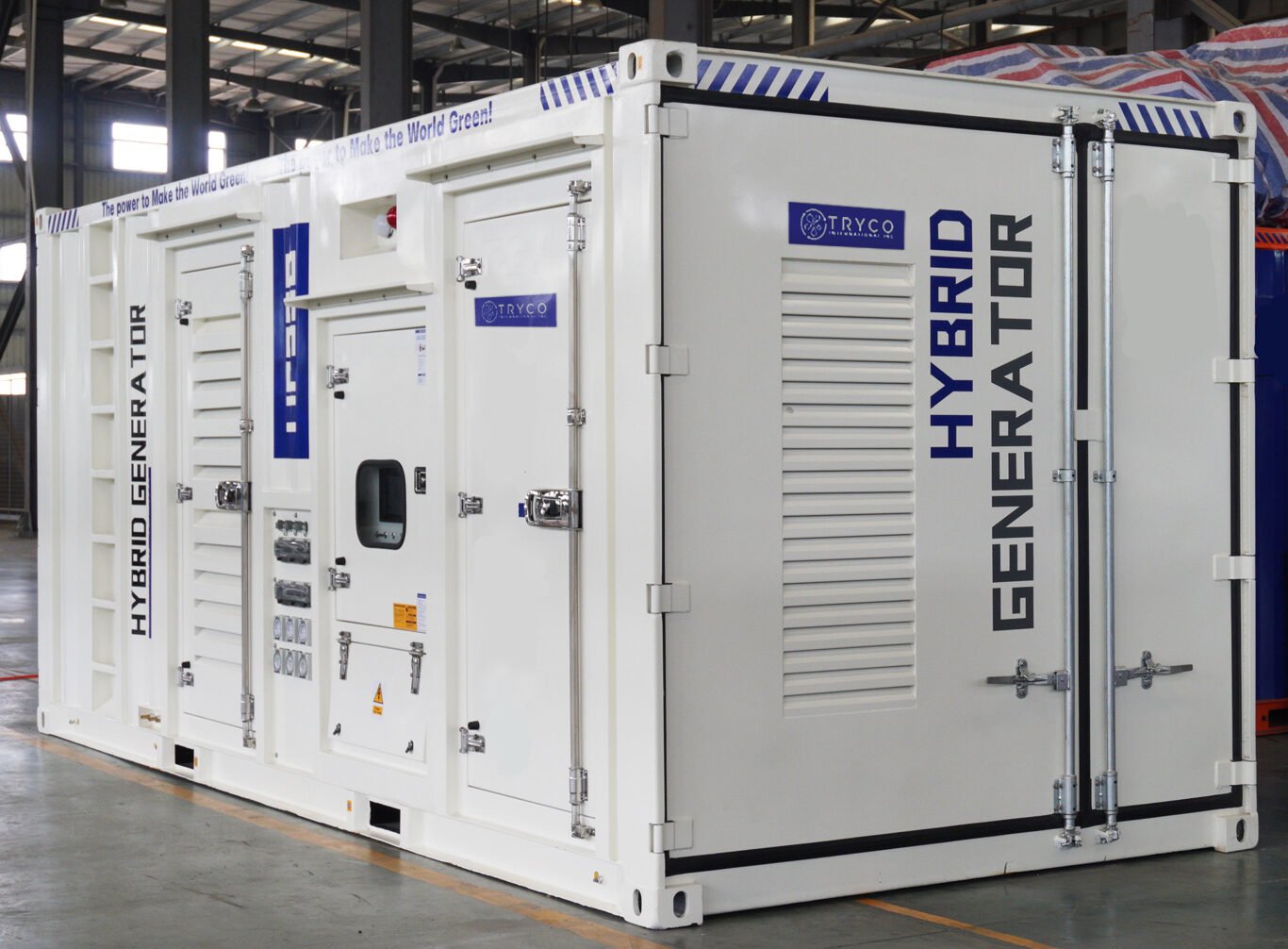 Tryco EPS-SH-1 950 kVA solar hybrid generator